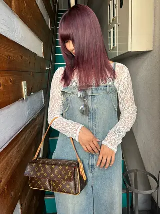 カラー kana🍃newi 京橋/透明感カラーのヘアスタイル