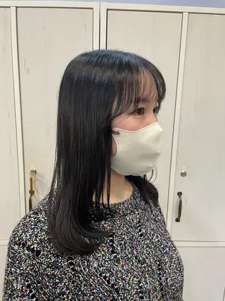 ミディアム 浅沼 花奈のヘアスタイル