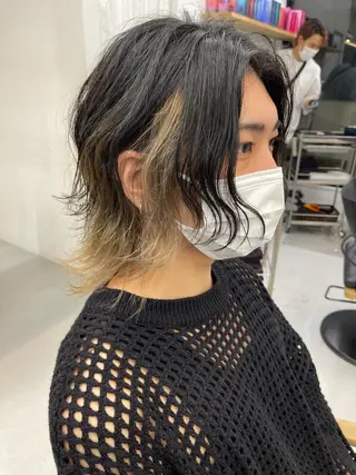 カラー メンズ 森本裕/オーナー/ スパイラルパーマのヘアスタイル