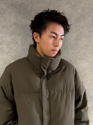 ショート パーマ メンズカット/シャ ドウパーマ/KOBAのヘアスタイル