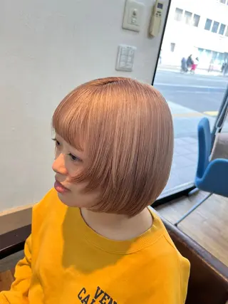 ショート カラー 🫧ハイトーン/ ブリーチ🫧白石航汰のヘアスタイル