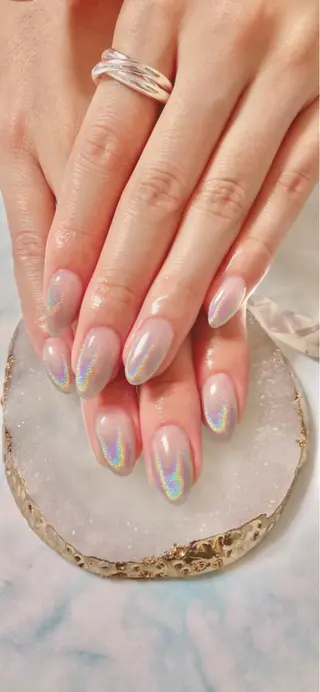 セミロング カラー キッズ ネイル マツエク・マツパ 💎ビューティサロン 湘南　RIRAN💎のネイルデザイン