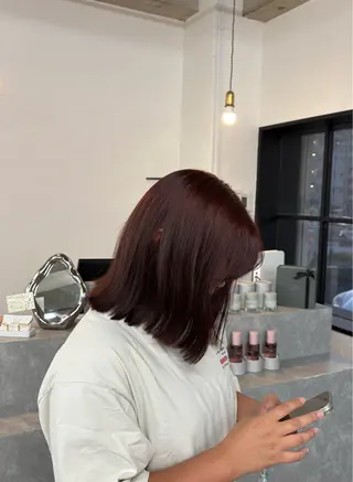 カラー miloc sayaのヘアスタイル