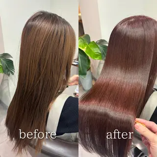 セミロング ROOM所属・髪質改善・縮毛矯正/ 下村陽平のヘアスタイル