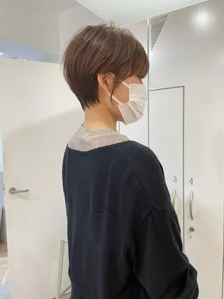 ショート 木下英治/ウルフ /レイヤー/銀座のヘアスタイル