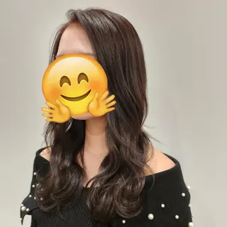 セミロング カラー O.hair designers所属・シールエクステ🎀 ホシノ🕒ユウカのヘアスタイル