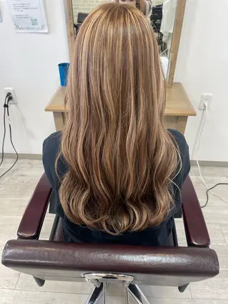 ロング アイブロウ◎ rista藤岡佳世のヘアスタイル