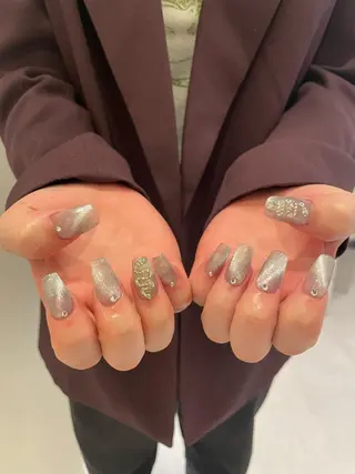 ネイル 束感まつ毛/ネイル/ LED♥KIRARAのマツエク・マツパデザイン