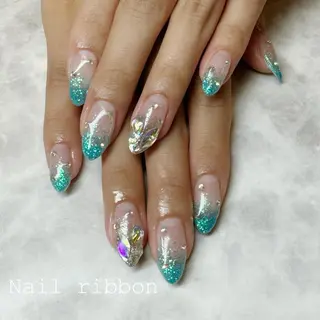 ネイル ネイルリボン 石田のネイルデザイン