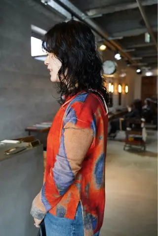 ミディアム パーマ メンズヘア/レイヤー /ボブ山内春輝のヘアスタイル