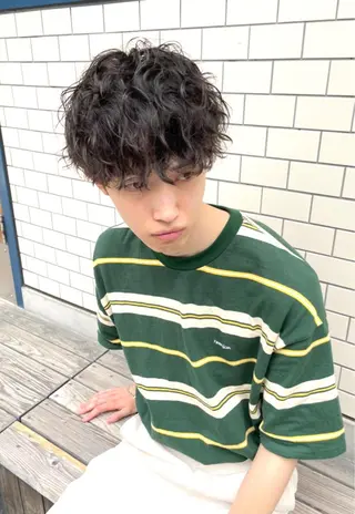 ミディアム 渋谷 メンズヘア⭐️ タニグチヨシユキのヘアスタイル