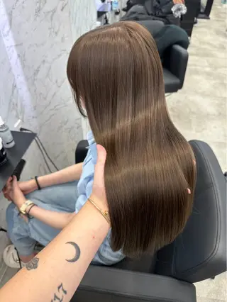 ロング カラー hair salon dot. mooda 韓国風サロン 町田店所属・韓国風ヘア🎀🩶 /♡𝓝𝓸𝓪♡のヘアスタイル