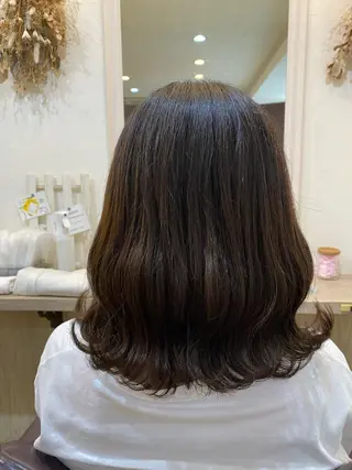 ミディアム ブラウンカラー 🫧tomoka🫧のヘアスタイル