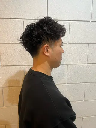 パーマ メンズ 小沼采唯👧🏼 海好きオヌちゃんのヘアスタイル