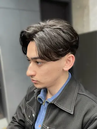ミディアム メンズ かずき 💈毛流れ💈のヘアスタイル