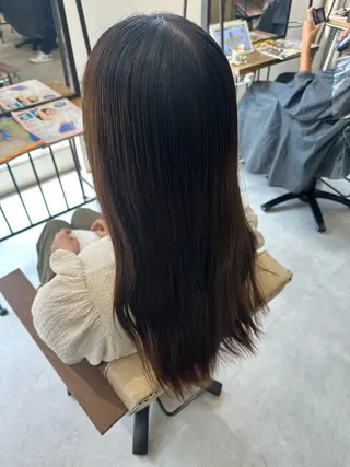 ロング カラー 髪質改善AUSTIN登戸所属・ICHIKA/暖色 カラー / Wカラーのヘアスタイル