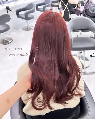 ロング RIKO👼🏻💓 韓国ガーリーのヘアスタイル
