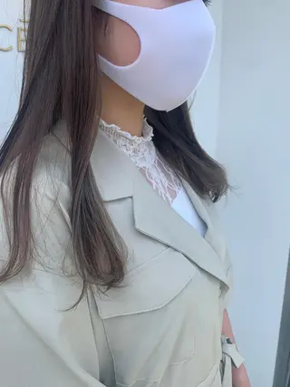 セミロング カラー 中目黒🌼 🌼ハナのヘアスタイル