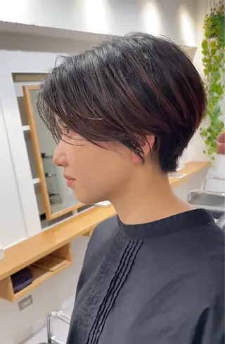 ショート カラー 表参道【髪質改善】 宮嶋勇太のヘアスタイル