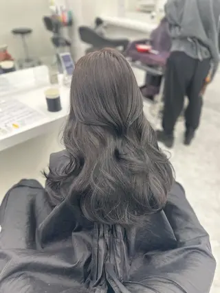 ロング カラー パーマ ヘアアレンジ メンズ キッズ ♥️韓国ヘア レイヤー♥️ゆりのヘアスタイル