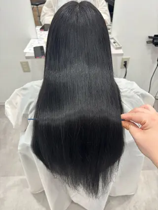 ロング カラー 髪質改善/透明感 カラー/内藤有須加のヘアスタイル