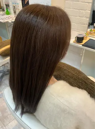 セミロング カラー パーマ ヘアアレンジ メンズ キッズ ネイル マツエク・マツパ アイブロウ カラーお任せ下さい ✨️おかだまなみのヘアスタイル