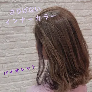 ミディアム 【寺田町】ソリハシ アキラのヘアスタイル