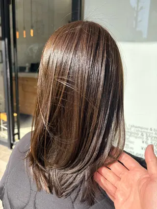 セミロング カラー liage越谷店所属・liage ܀ꕤ୭* ちばかつら𖦞のヘアスタイル