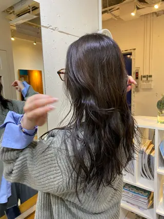 ロング カラー レイヤーボブ/ 艶カラー/サナ🌼のヘアスタイル