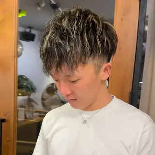 カラー メンズ 吉田 葉音のヘアスタイル