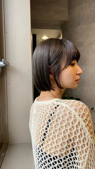 ショート カラー 女性が憧れる ショート/角田愛和のヘアスタイル