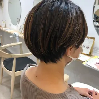 ショート 大迫 江梨のヘアスタイル