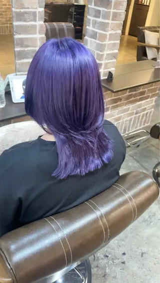 セミロング カラー ACROあべの店所属・艶カラー/インナー /グラデ/大西小百合のヘアスタイル