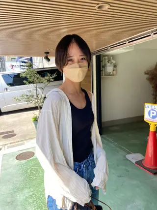 ショート 田中 あやなのヘアスタイル