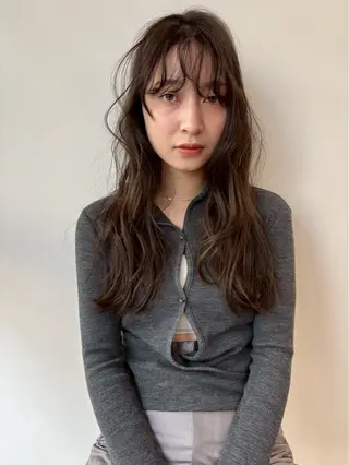 カラー miku/天神 艶カラーのヘアスタイル