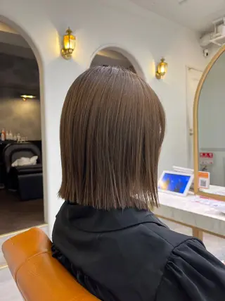 ミディアム 長島美織 /透明感カラーのヘアスタイル