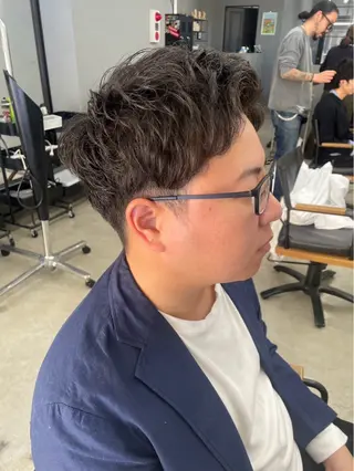 ショート パーマ メンズ メンズ専門サロン wokeのヘアスタイル
