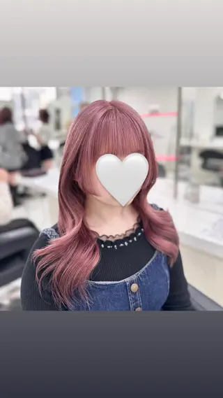 ロング 韓国ガーリー🤍ハイ トーン🤍Ayanaのヘアスタイル