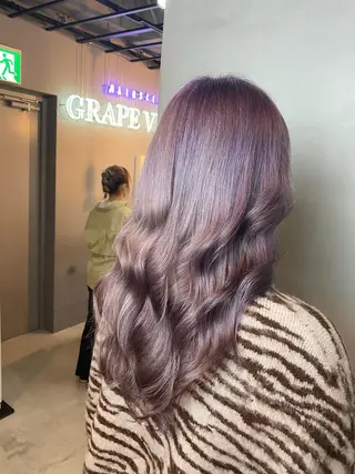 ロング カラー EGAO所属・yuuka🌻 ハイライト/艶カラーのヘアスタイル