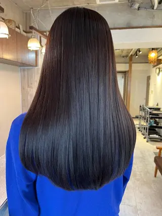 ロング カラー conne&riri所属・MAYU 💚森下のヘアスタイル