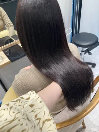 ロング ✨色持ちの良い艶 カラー✨蟹江真世のヘアスタイル