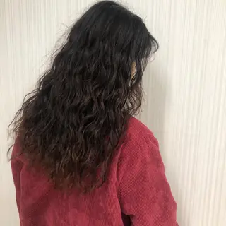 ロング パーマ ショート/パーマ/ カラー/FUKOのヘアスタイル