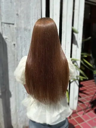 ロング カラー 梅原 姫🍬🐰のヘアスタイル