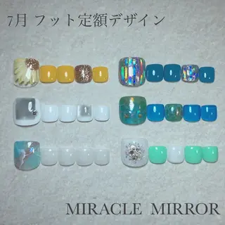 ネイル ミラクルミラー 町野のネイルデザイン