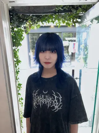 セミロング カラー iris 名駅店所属・colorlist 🖤SARASAのヘアスタイル