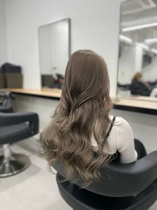 ロング 💍大人デザイン /ハイトーン♡リクトのヘアスタイル