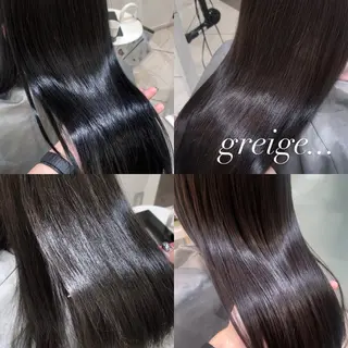 ロング カラー 💖大人韓国ヘア💖 韓国艶カラー【銀座】のヘアスタイル