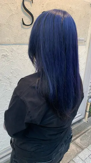 ロング カラー 西村 弘輝 パーマ/艶髪カラーのヘアスタイル