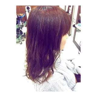 セミロング パーマ Bauhaus hair所属・バウハウス ヘアのヘアスタイル