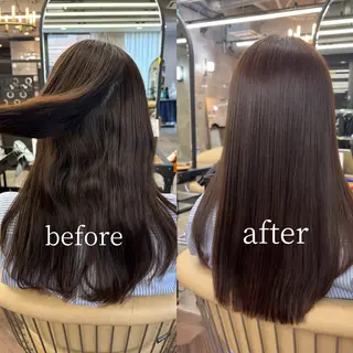 ミディアム sand clear横浜本店所属・似合わせレイヤー🌟 巻ける縮毛矯正みつきのヘアスタイル